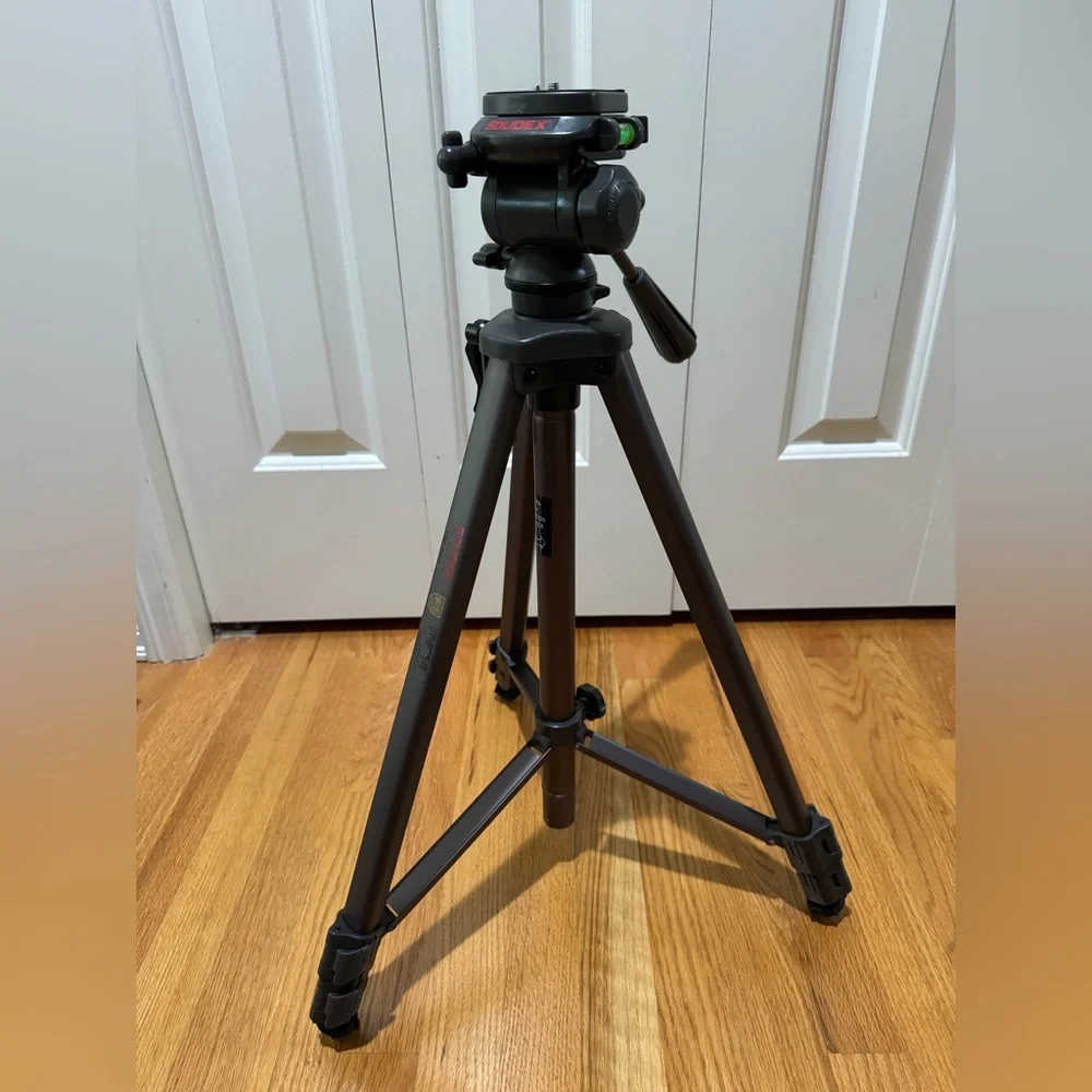 Vintage Solidex Excel Series Heavy Duty Tripod VT-87HQ